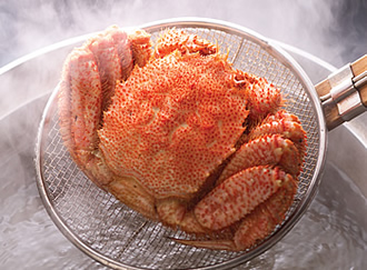 活(ゆでたて)毛がに