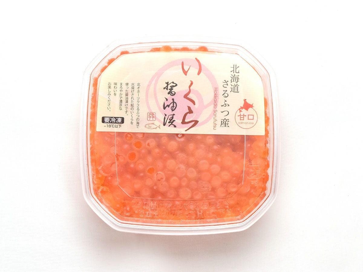 いくら醤油漬け200gを5パック冷凍 北海道猿払産いくら醤油漬け200g(パック詰/急速冷凍) | かにと言えば