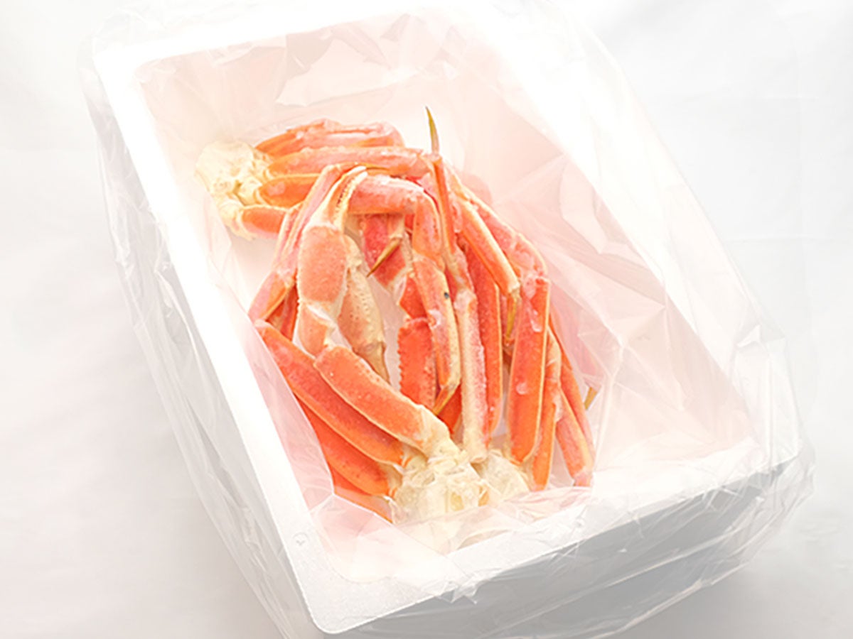 まかない用茹で本ずわいがに足1.2kg(急速冷凍)