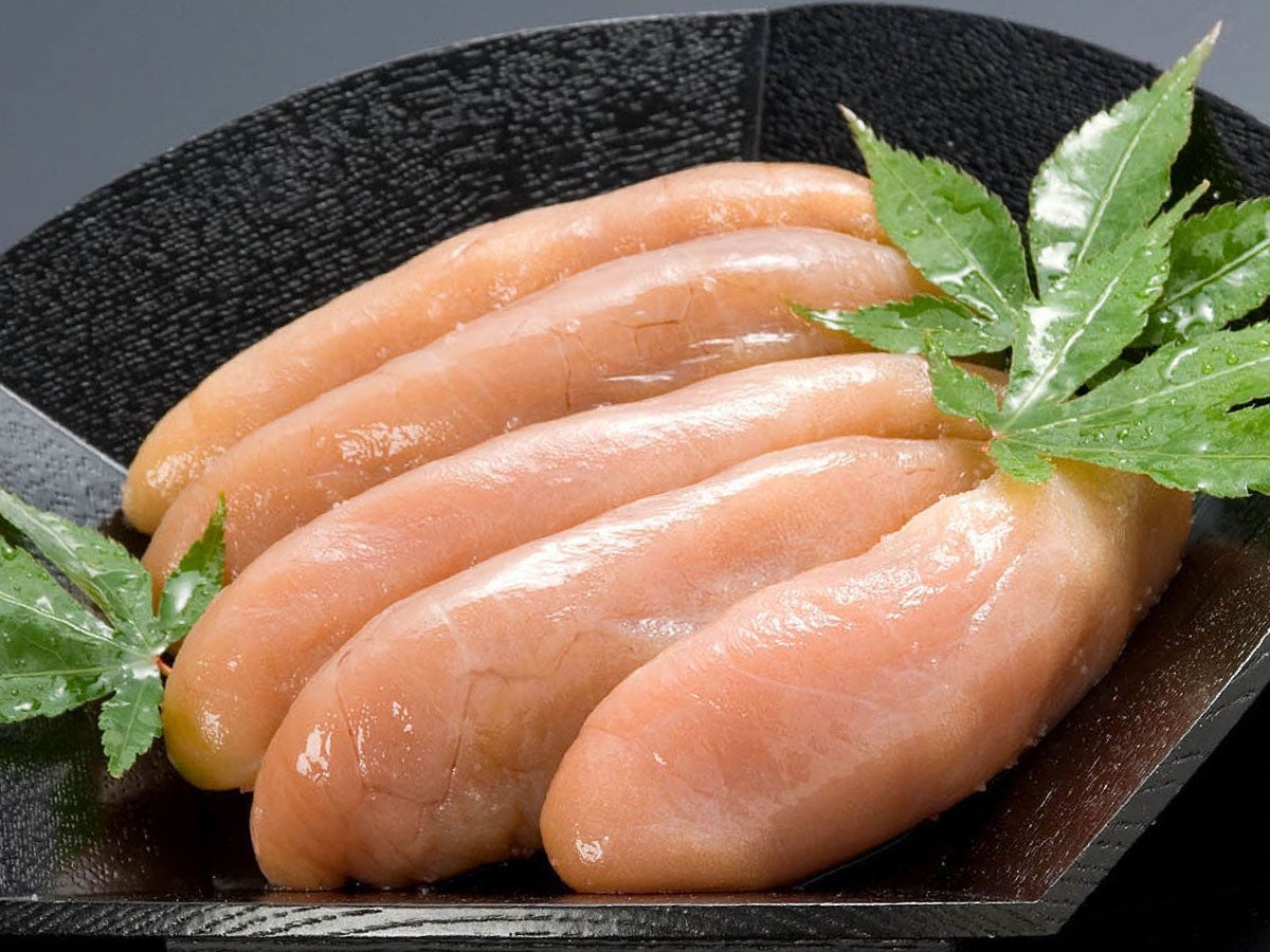 【送料込・和紙掛】道場の無着色たらこ500g・明太子400gセット