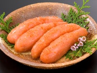 【送料込・和紙掛】道場の無着色たらこ500g・明太子400gセット